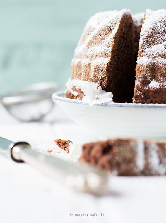 Schokoladenkuchen | klassischer Schoko-Kuchen | chocolate cake | © monsieurmuffin