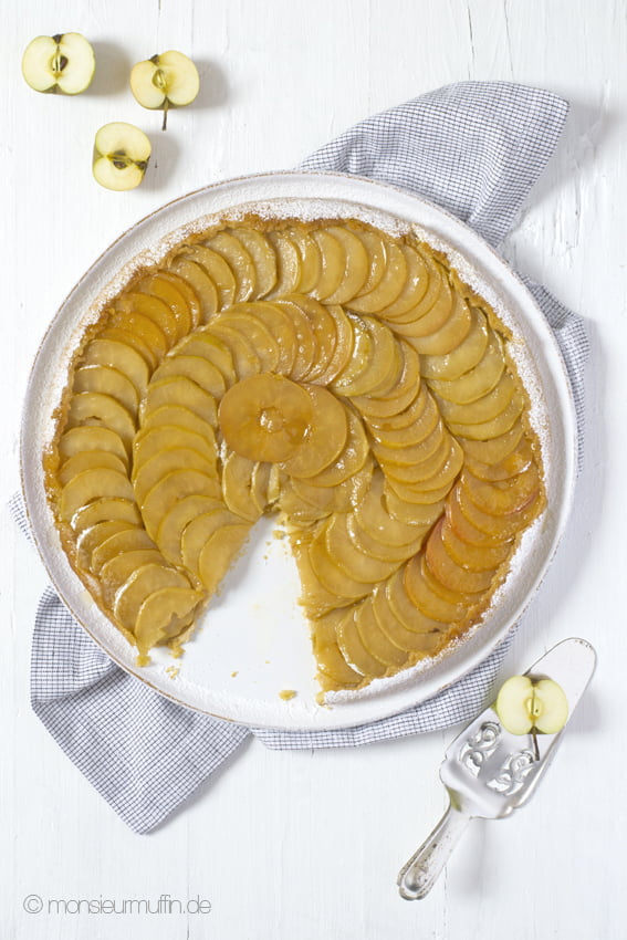 Apfel Tarte Tartin | apple tarte | tarte tartin | Apfeltarte | © monsieurmuffin