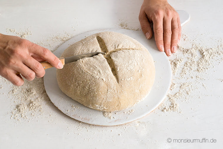 Richtig gutes Brot backen | Step-by-Step Anleitung | Roggen-Mischbrot | Brot | Brot-Rezept | Schritt-für-Schritt | bread | bread baking step by step | © monsieurmuffin 