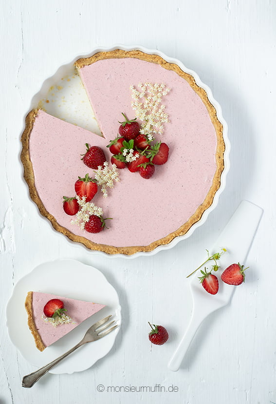 recipe | strawberry tarte | Erdbeercreme-Tarte mit Sesam | Rezept | © monsieurmuffin.de