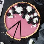Brombeercreme-Tarte Rezept | Brombeerkuchen | Blackberry cream tart recipe | © monsieurmuffin.de